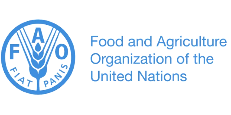 FAO (Food and Agriculture Organization of the United Nations) partner logo.