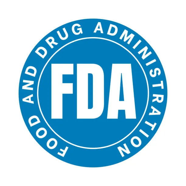 FDA (Food and Drug Administration) logo.