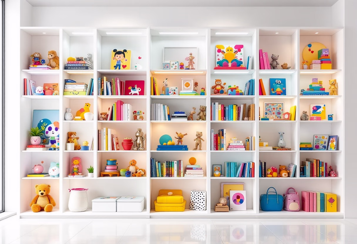 [background image] toy-themed display (for a toys & game store)