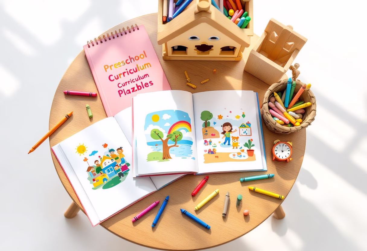 image of curriculum materials for preschools & daycare