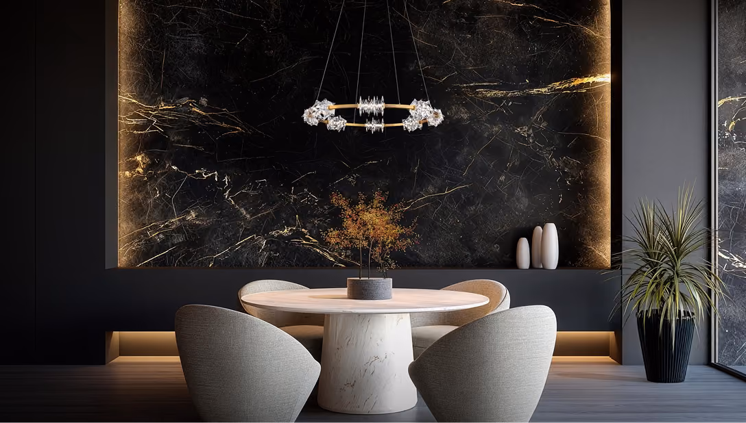 luxury crystal chandelier