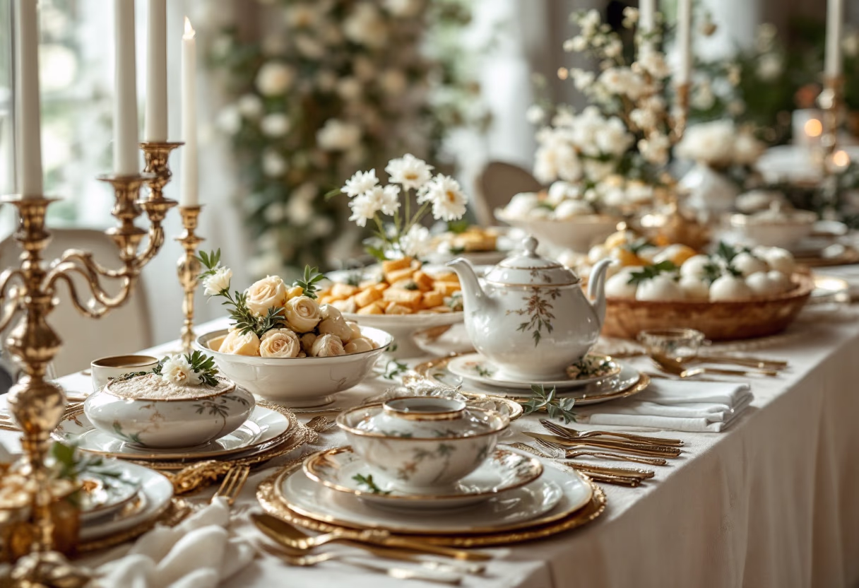 image of wedding catering display