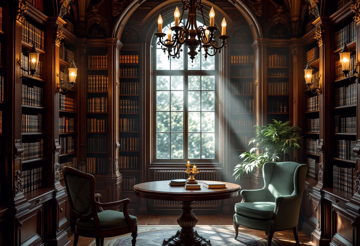image of law library interior