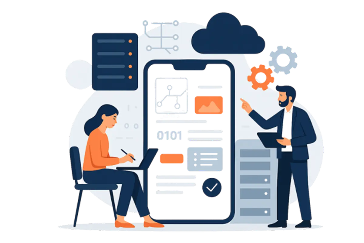 [background image] image of topdown photo of desk with laptop (for a food and agtech)