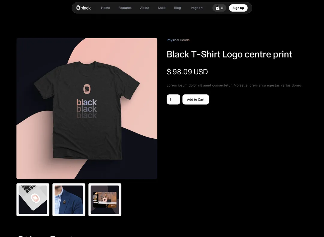 App Webflow Template -
Black Zero - Created by Wedoflow.com and Azwedo.com