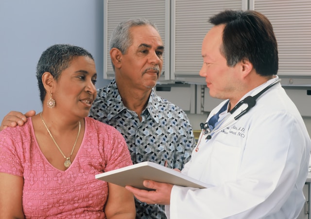 image of accountants in action, analyzing financial statements