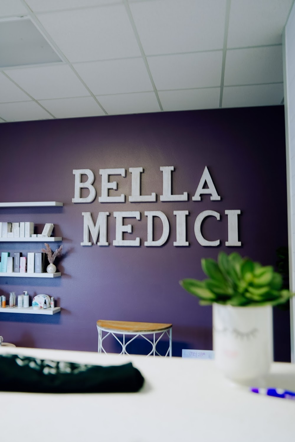 The inside of Bella Medici Medical Spa