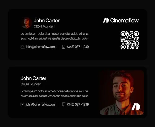 Cinemaflow - Email Signature Page - Ultimate Video Agency Webflow Template