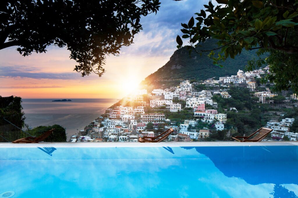 Positano Amalfi Coast - View from Villa Fiorentino Lifestyle