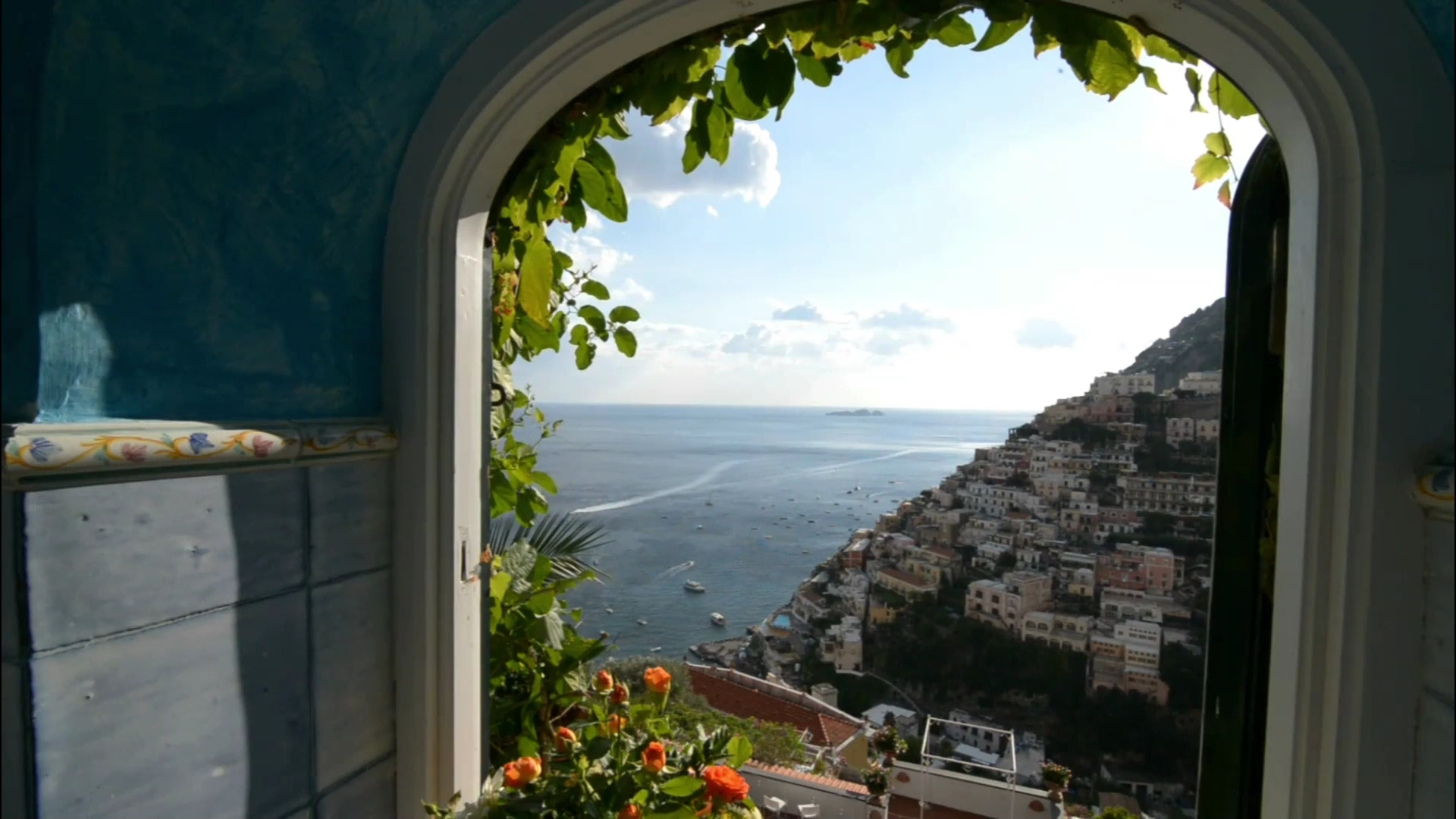 Suite terrace with sea view at Villa Fiorentino Positano