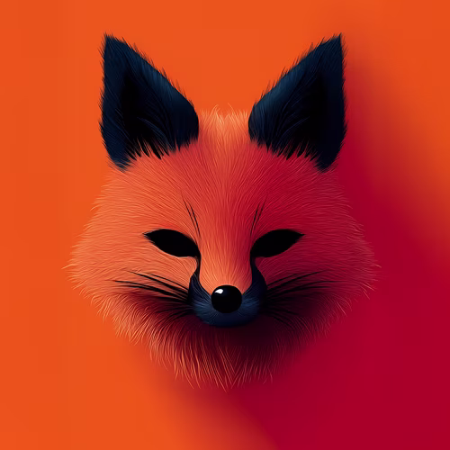 Orange Cyber Fox Media Fox