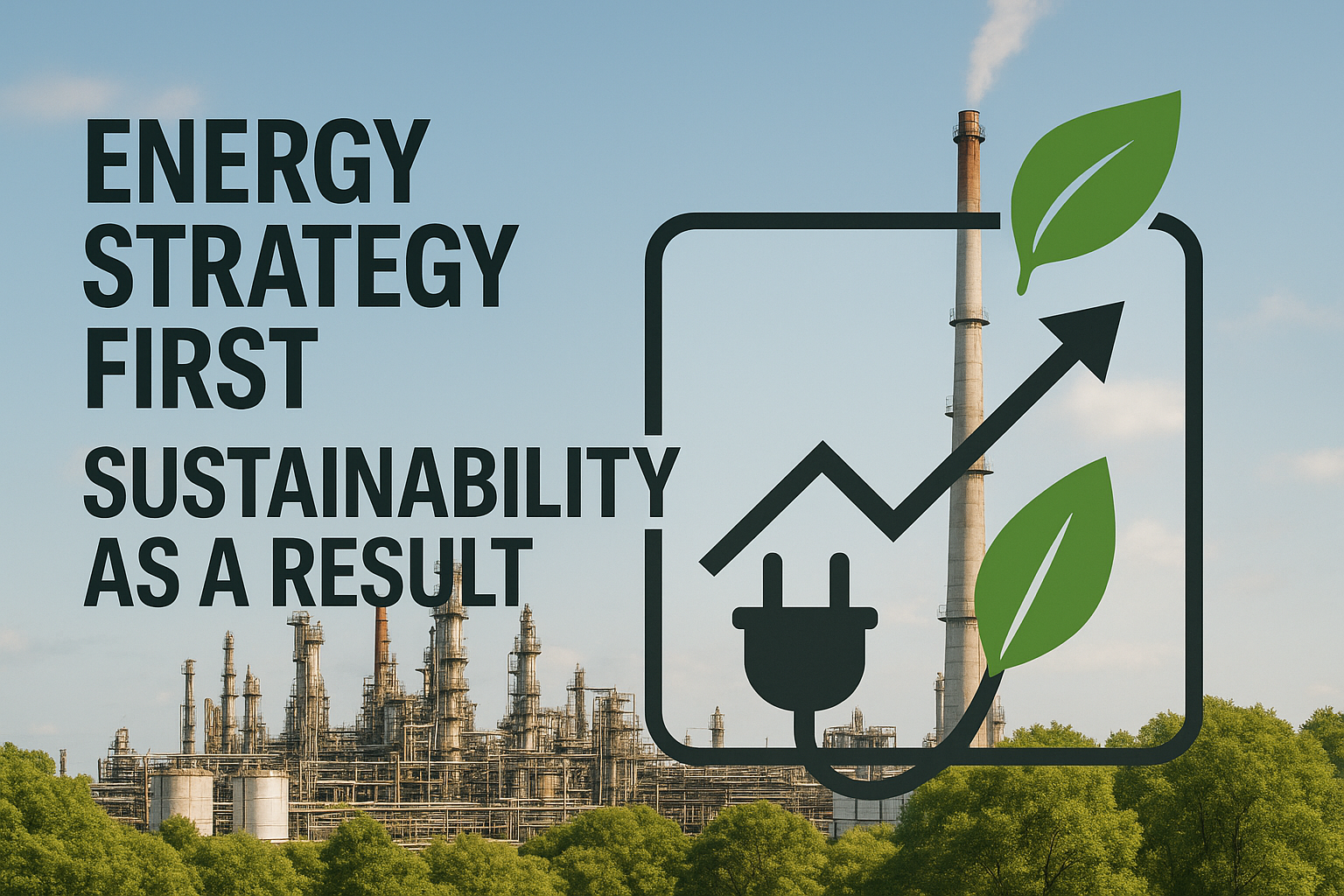 Energy Strategy First, Sustainability as a Result