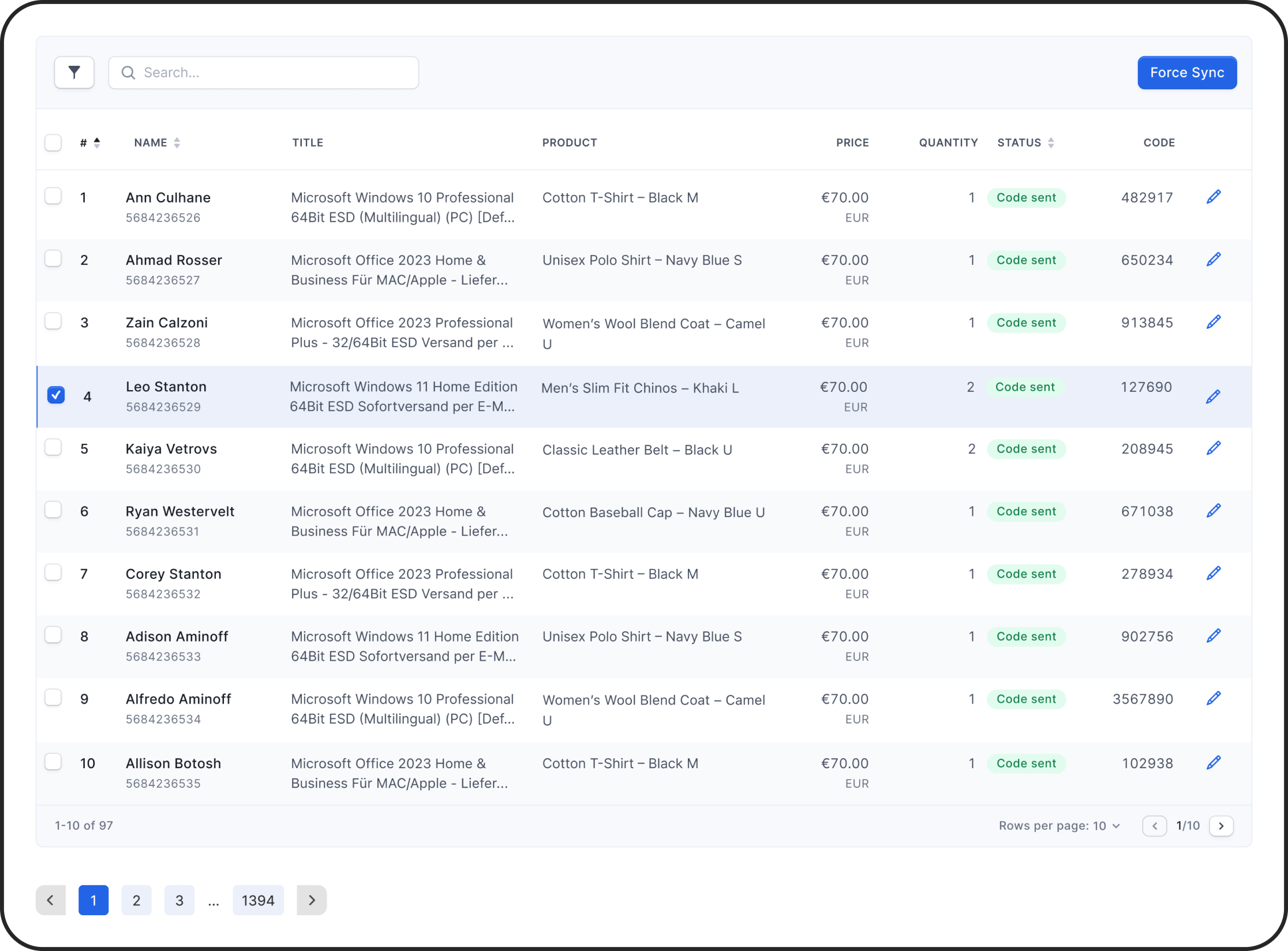 Keysender app dashboard showing digital license key delivery and order synchronization for Shopify and Amazon sellers, automating software and game key distribution with AI-powered tools.