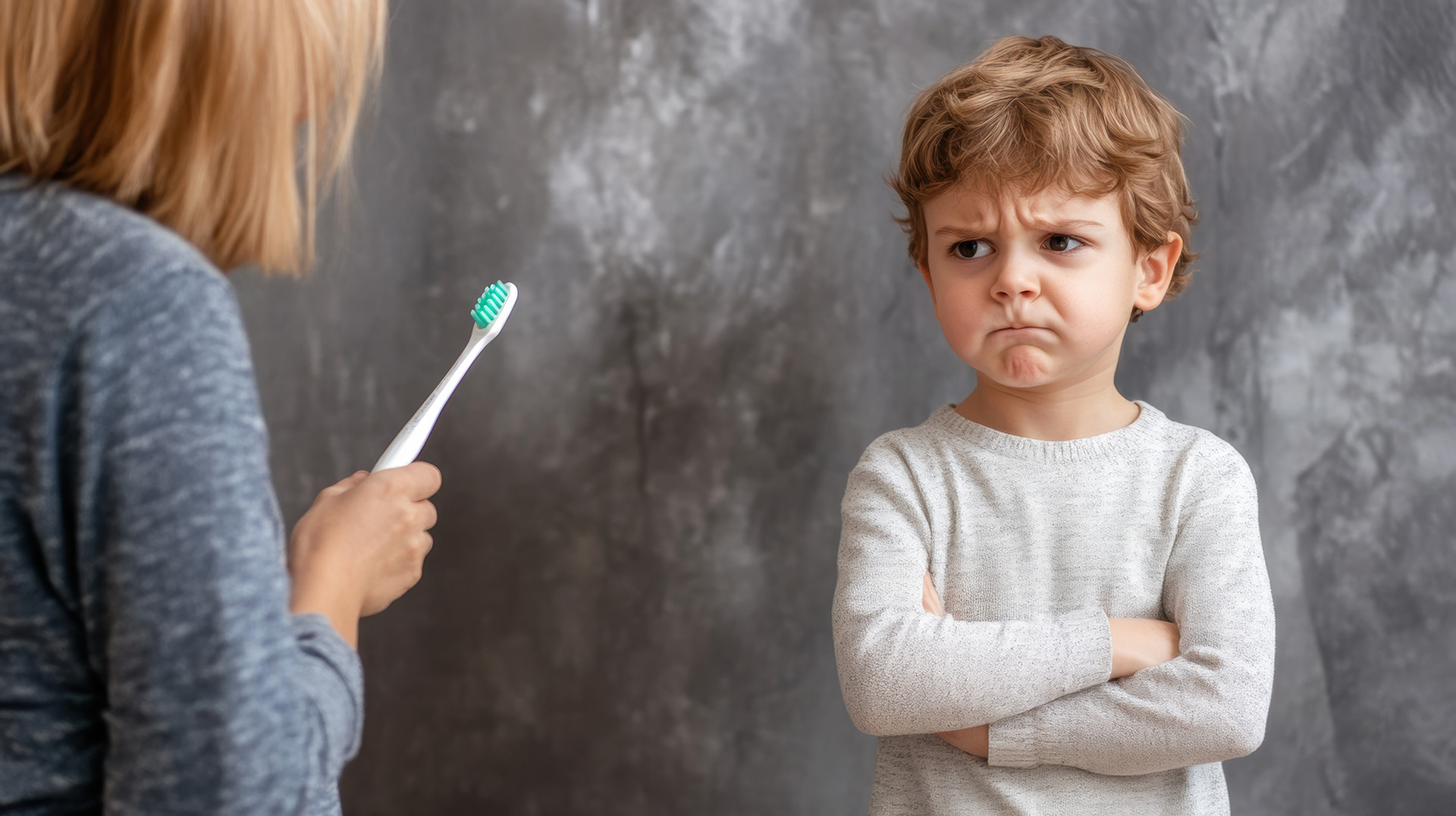 Kid Refuses to brush his teeth