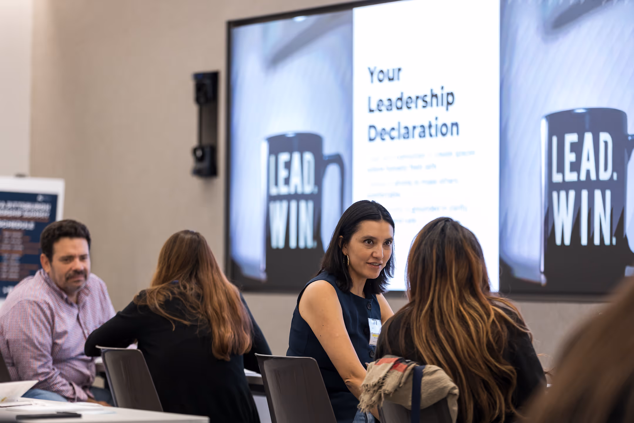 A leader working through a decision