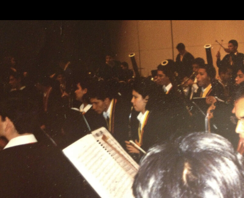 Nayli Russo Long playing English horn with the CAF Symphony on tour