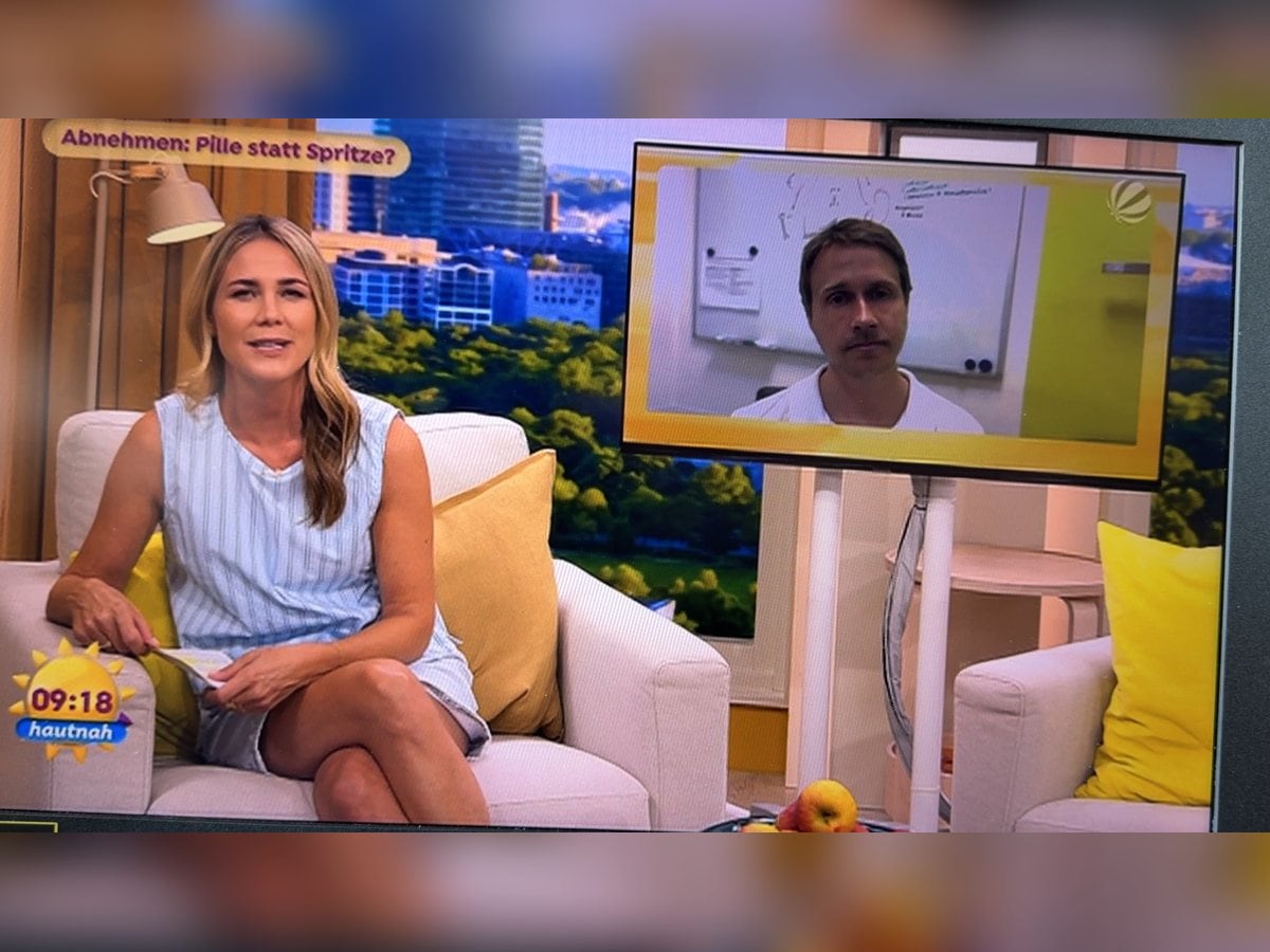 Tim Hollstein im SAT.1 Frühstücksfernsehen zur Abnehmpille