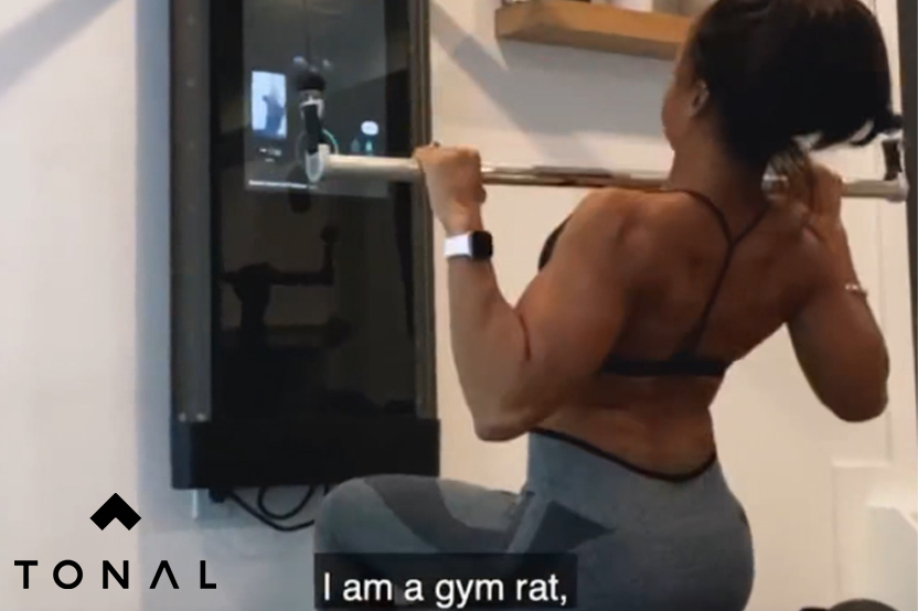 Still image from a UGC ad