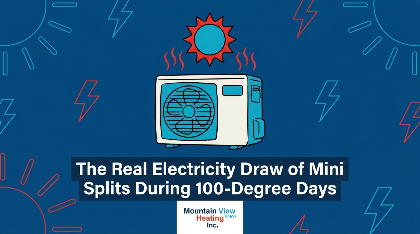 The Real Electricity Draw of Mini Splits During 100-Degree Days