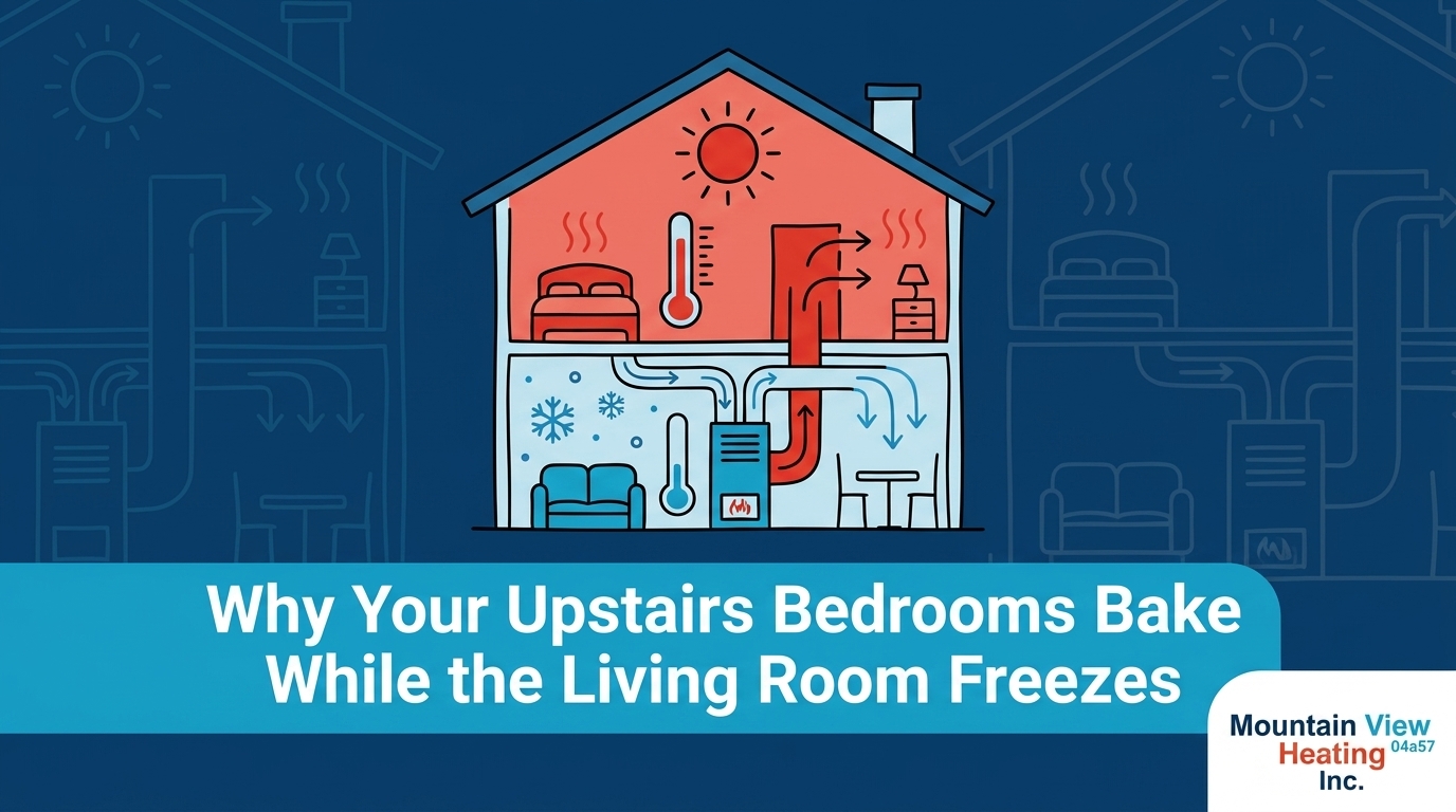 Why Your Upstairs Bedrooms Bake While the Living Room Freezes