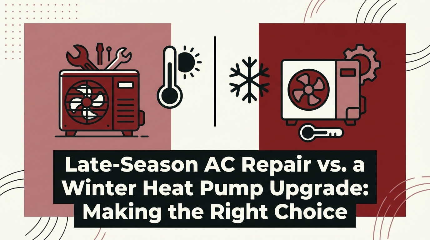 Deciding Between a Late-Season AC Repair or Waiting for a Winter Heat Pump Upgrade
