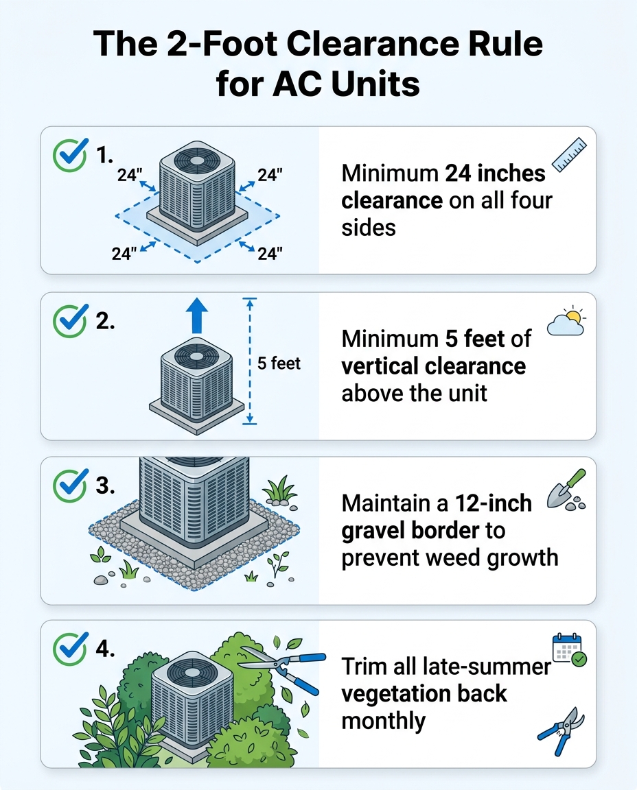 The 2-Foot Clearance Rule for AC Units