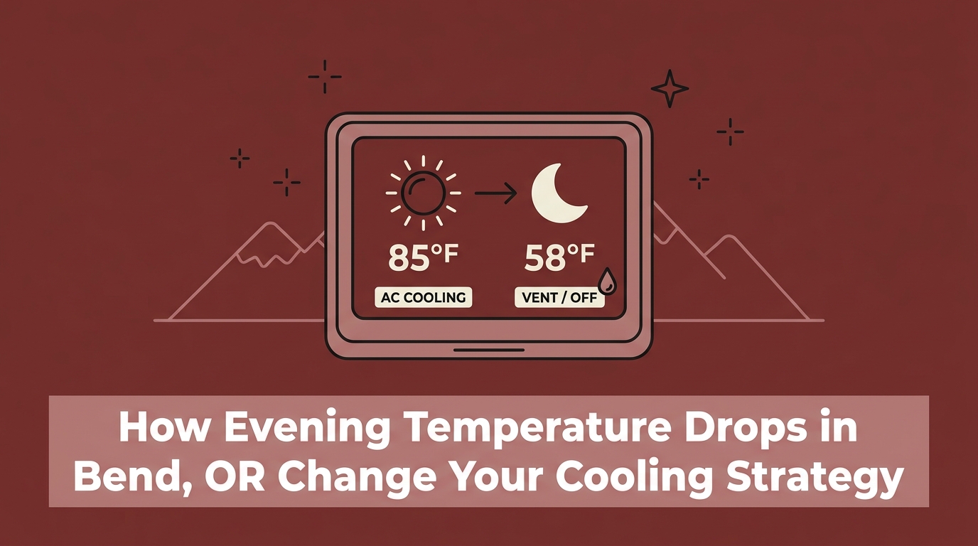 How Evening Temperature Drops in Bend Change Your Cooling Strategy