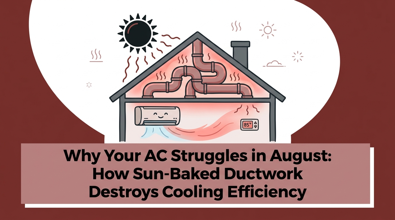 How Sun-Baked Ductwork in Your Attic Destroys AC Efficiency