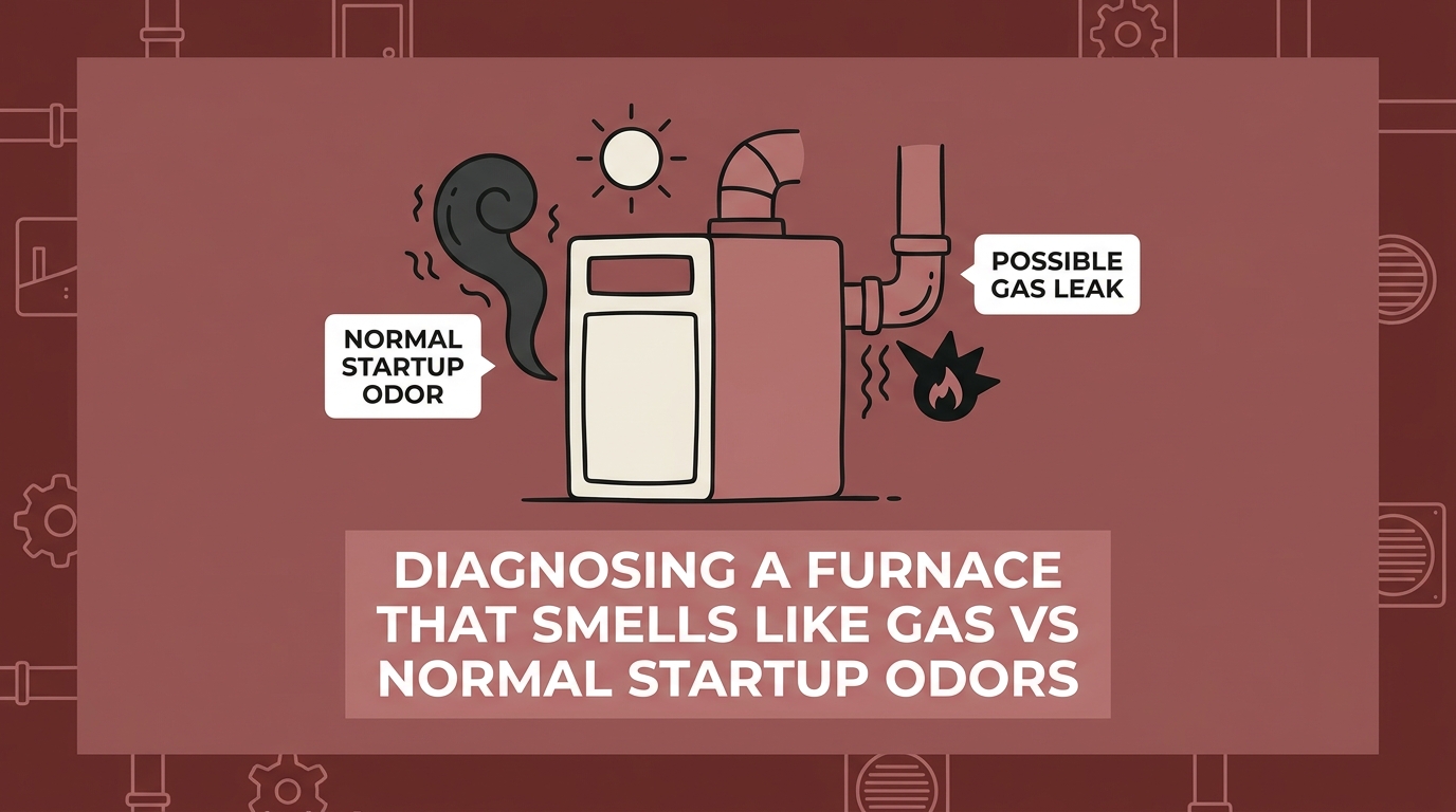 Diagnosing a Furnace That Smells Like Gas vs Normal Startup Odors