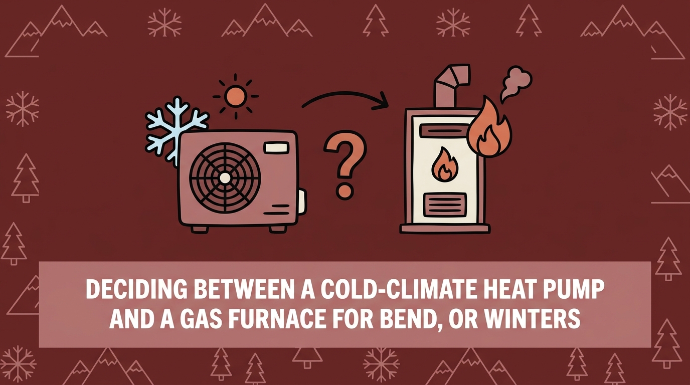 Deciding Between a Cold-Climate Heat Pump and a Gas Furnace for Bend Winters