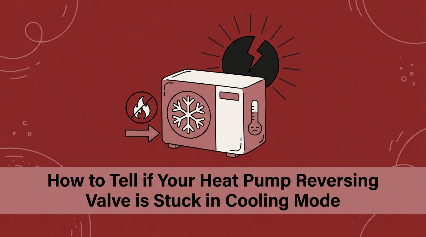 How to Tell if Your Heat Pump Reversing Valve is Stuck in Cooling Mode