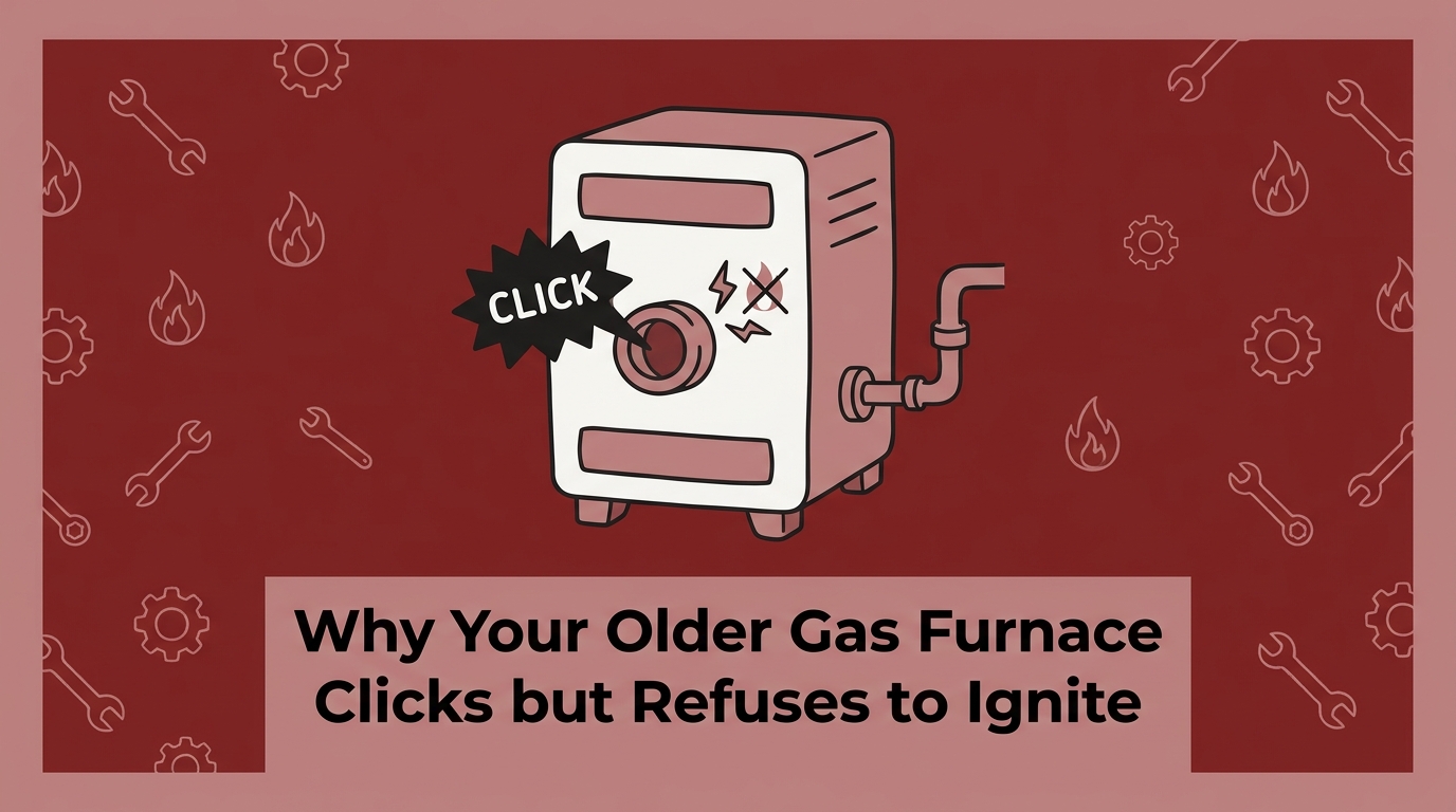 Why Your Older Gas Furnace Clicks but Refuses to Ignite