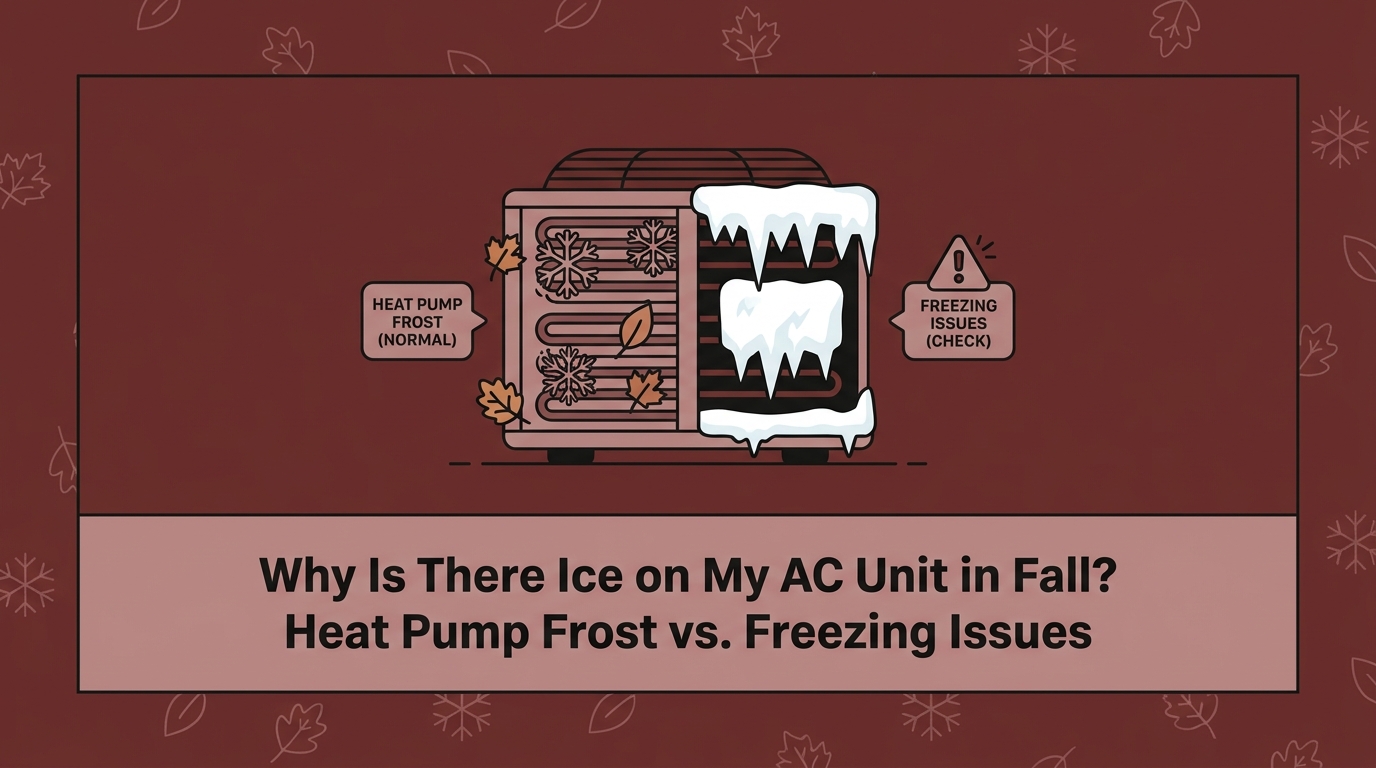 Why Is There Ice on My AC Unit in Fall? Heat Pump Frost vs. Freezing Issues