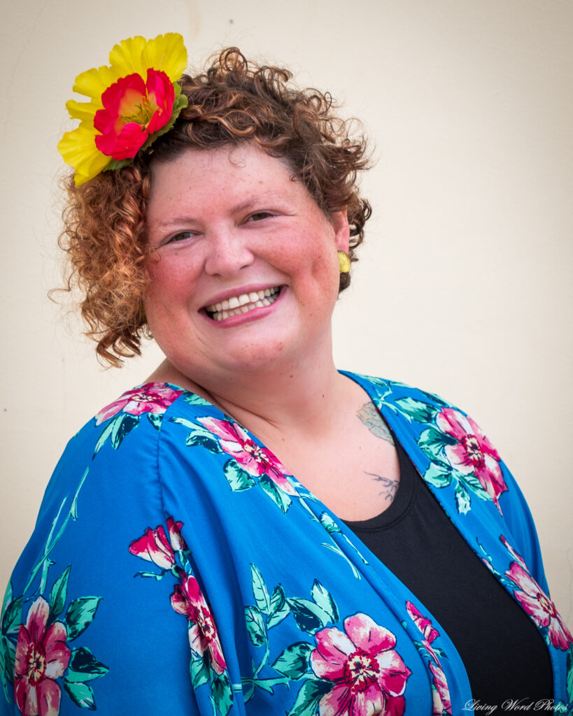 Annie Buckles, missionary and missions coordinator at SEAPC, at a dedication in Cambodia
