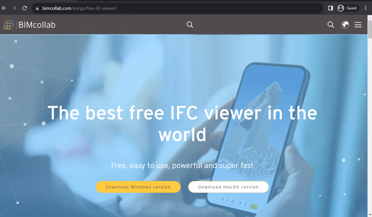 BIMcollab ZOOM homepage