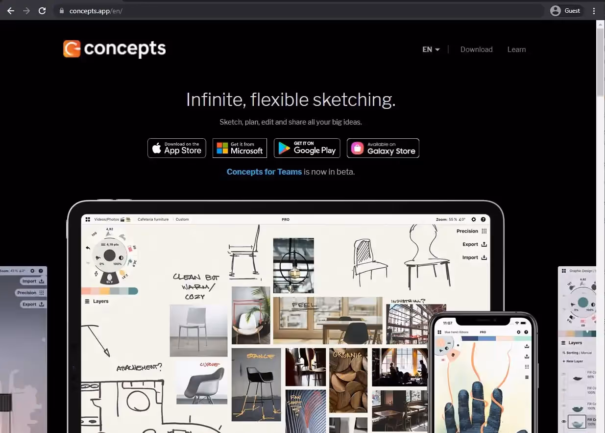 Concepts homepage