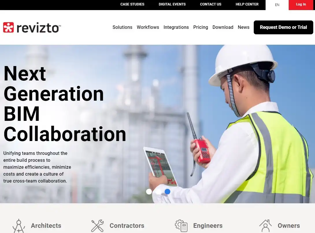 Revizto homepage