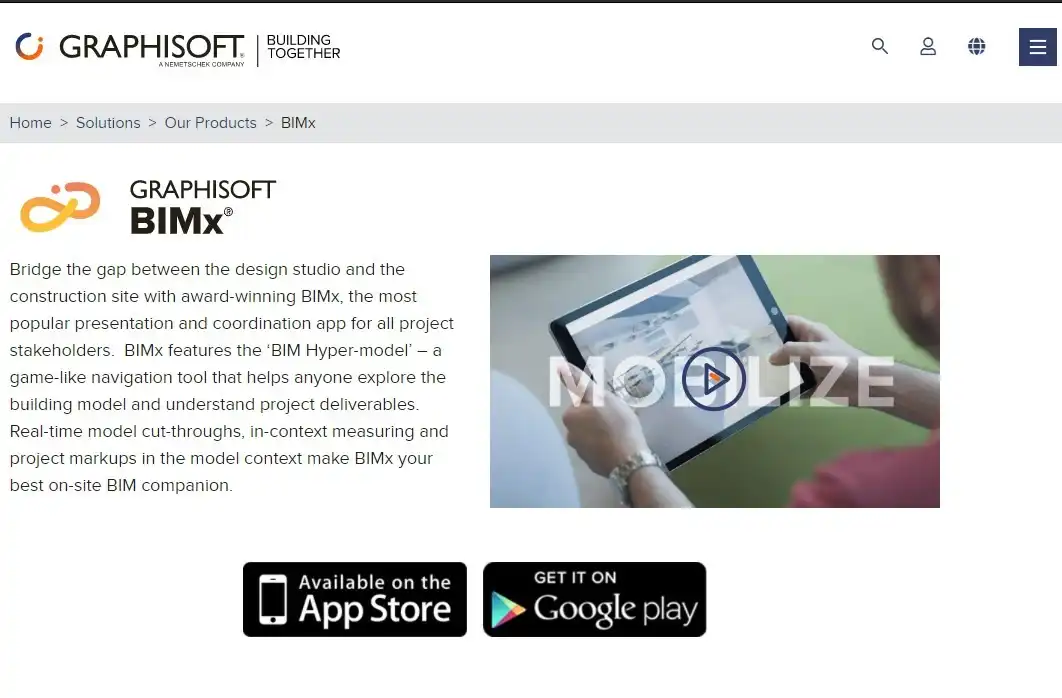BIMx homepage