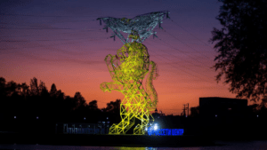 Lion and Eagle Transition Tower in Belgorod