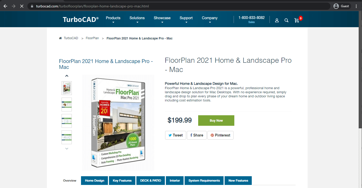 TurboFloorPlan 3D Home & Landscape homepage