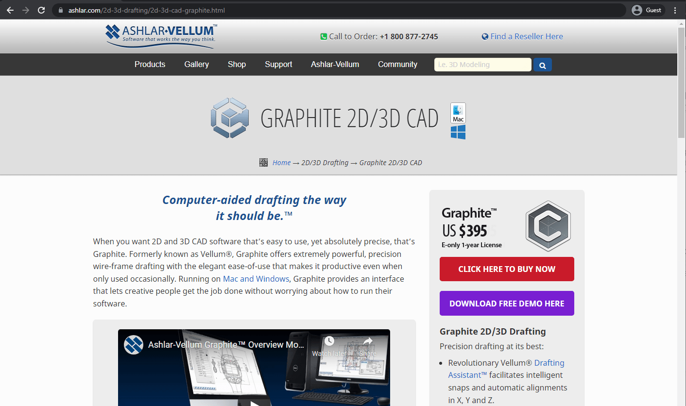 Graphite homepage