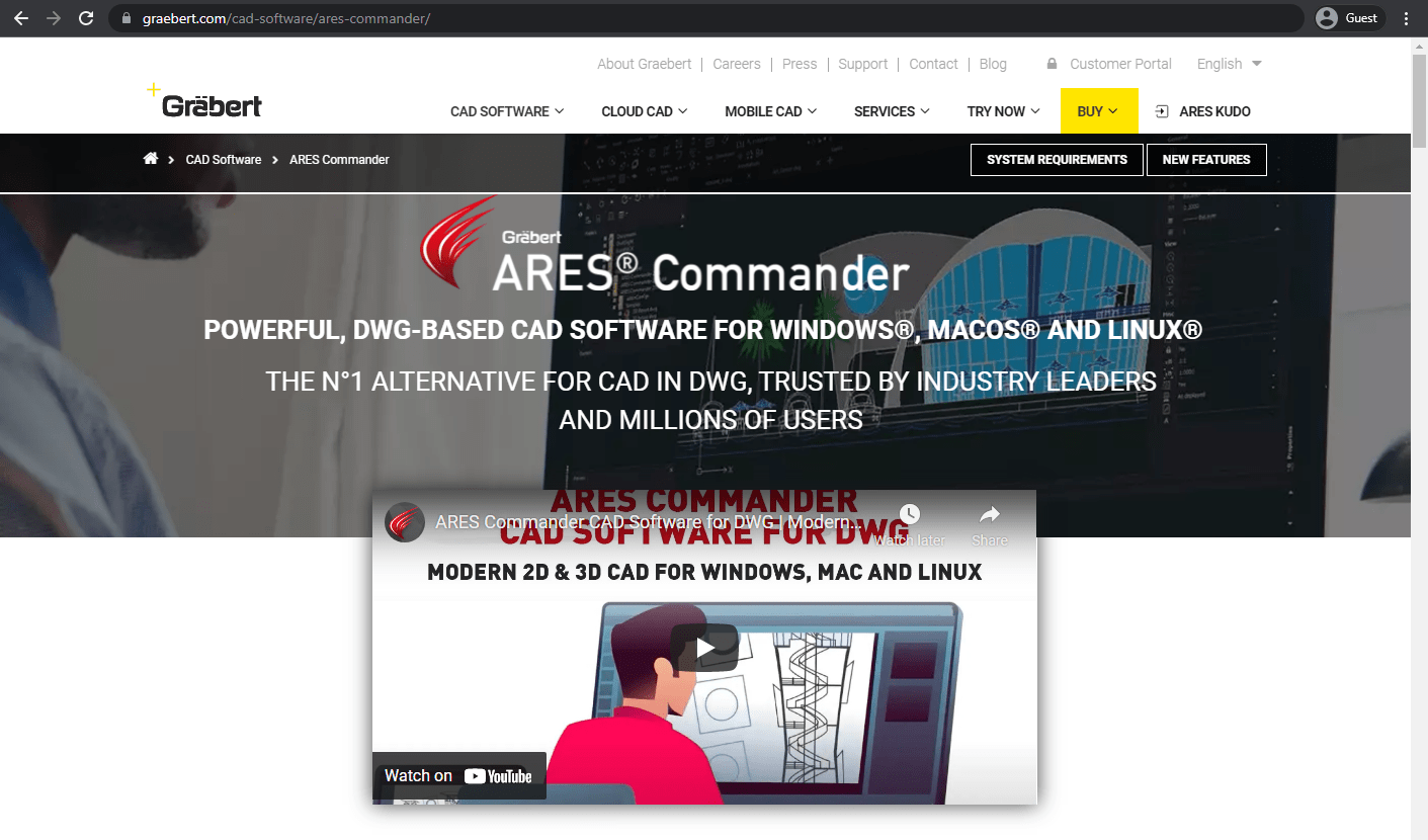 ARES Commander homepage