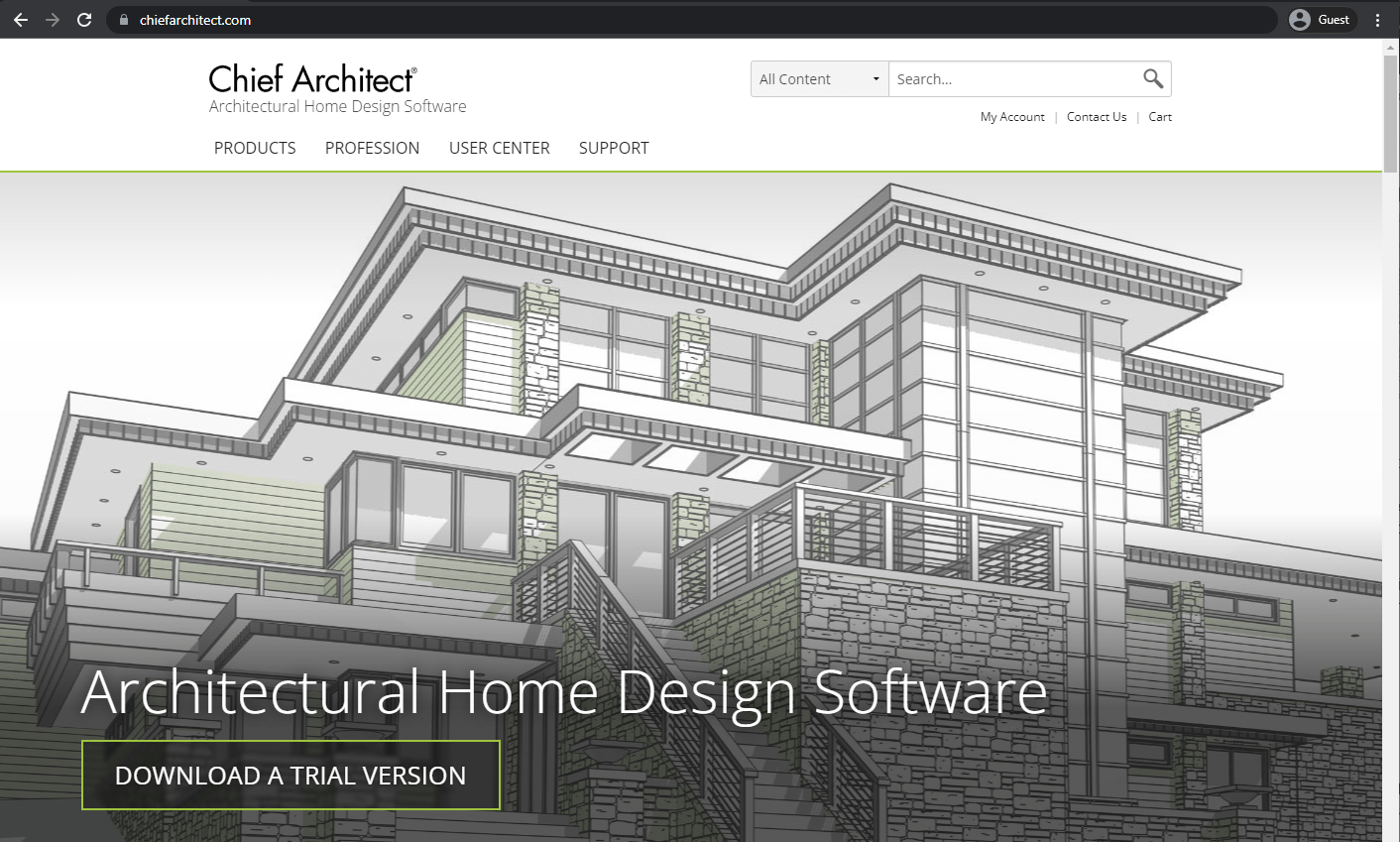 Chief Architect homepage