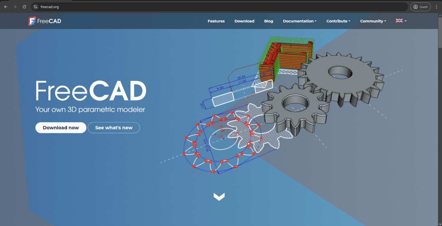 FreeCAD homepage
