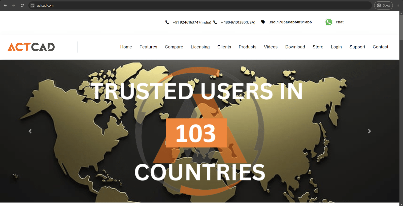 ActCAD homepage