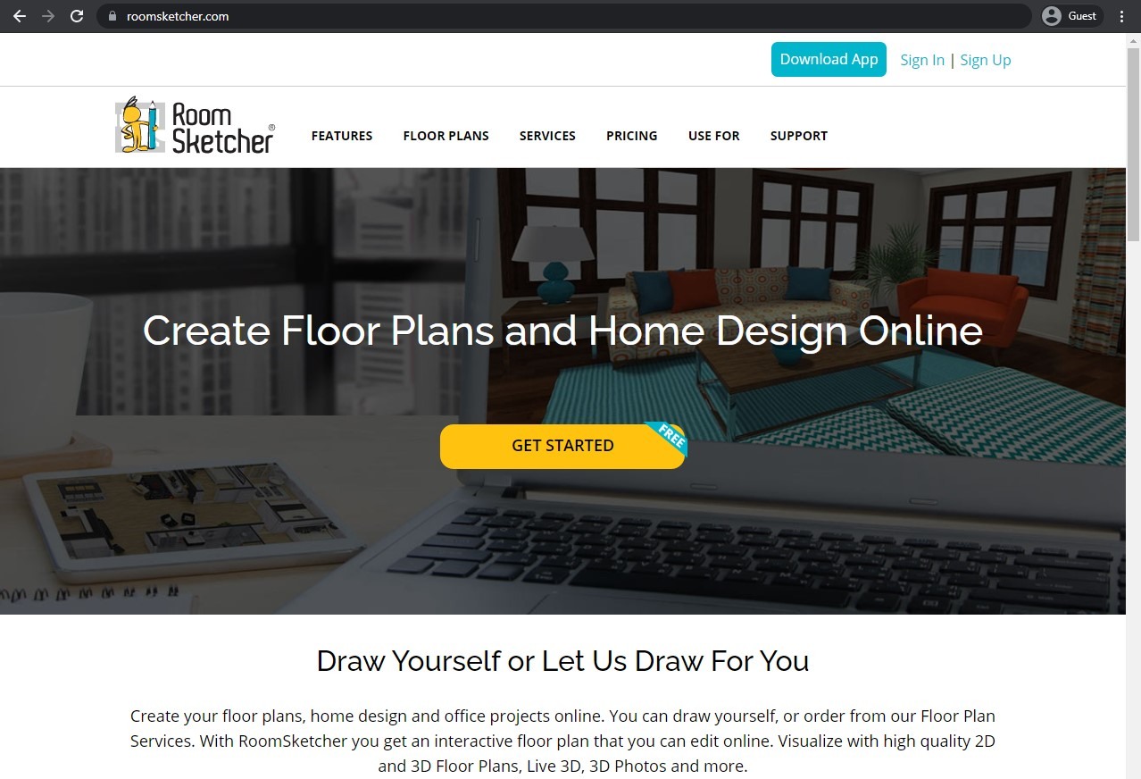 RoomSketcher homepage