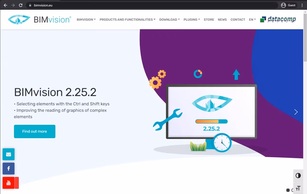 bimvision landing page