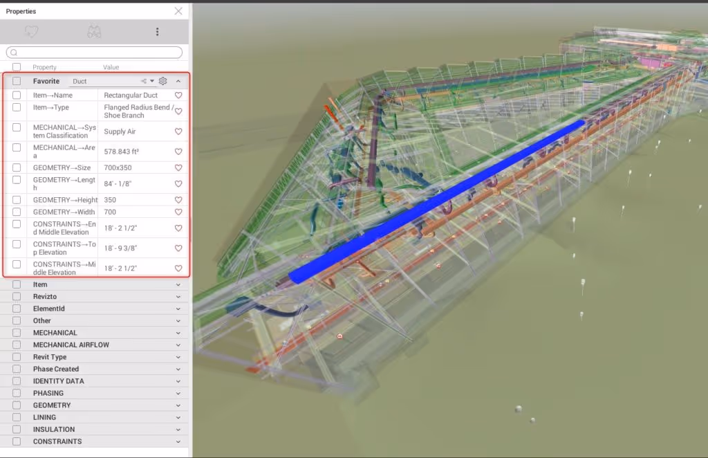Duct properties