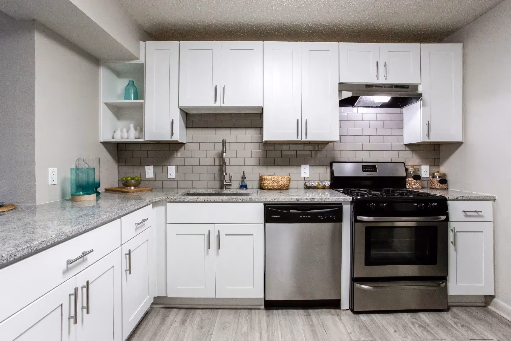 kitchen with stainless steel appliances