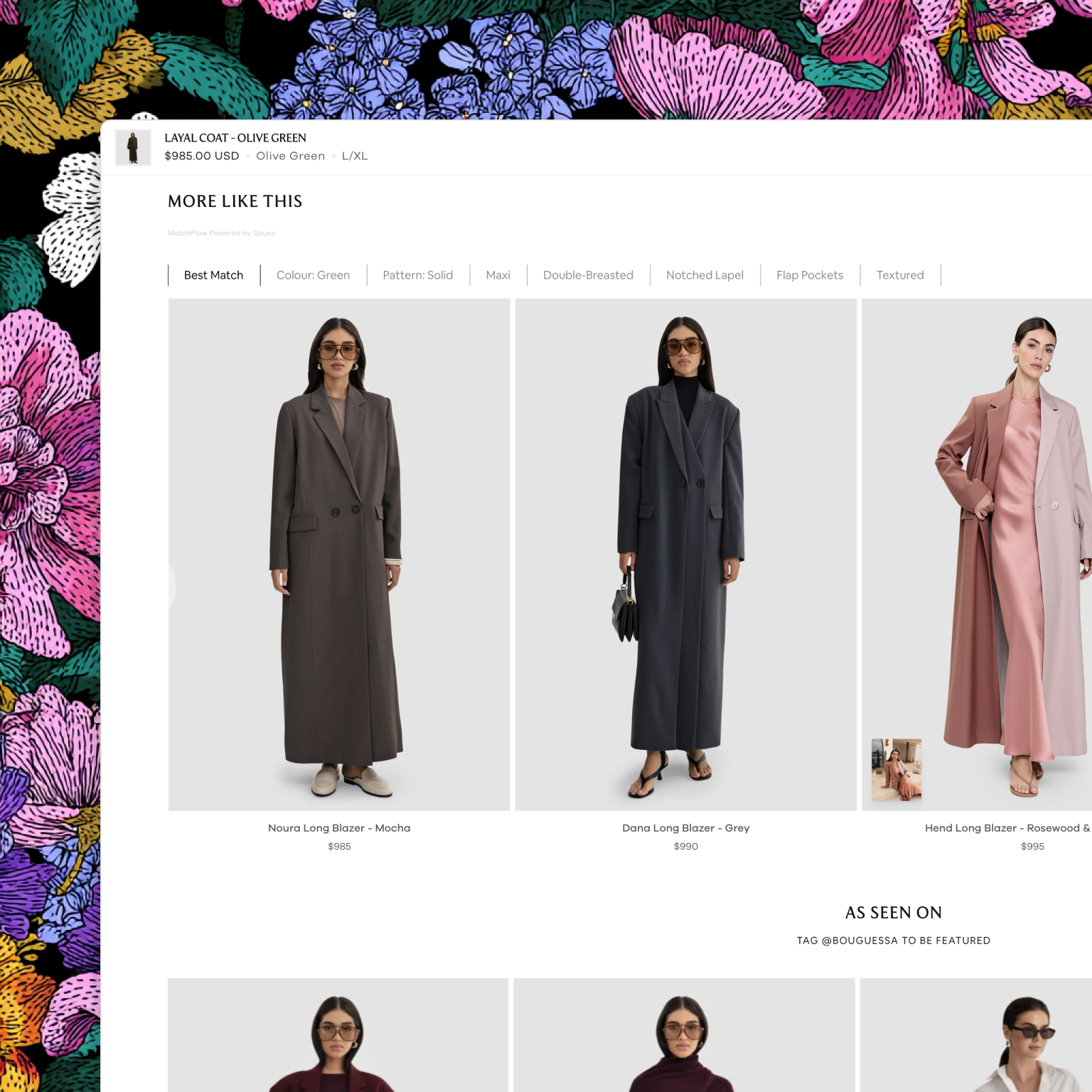 RecoMelon intelligent product discovery feature